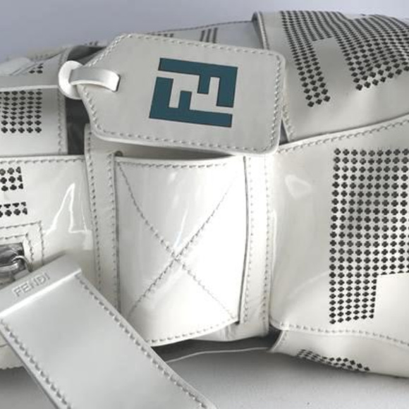 GONE! Fendi Large Crossword Patent Leather Bag - Picture 6 of 9